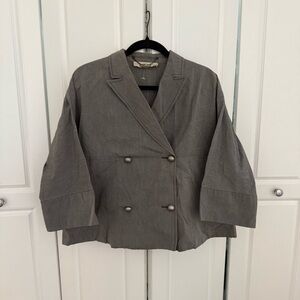 STELLA MCCARTNEY Gray Double-Breasted Women's Jacket NWOT